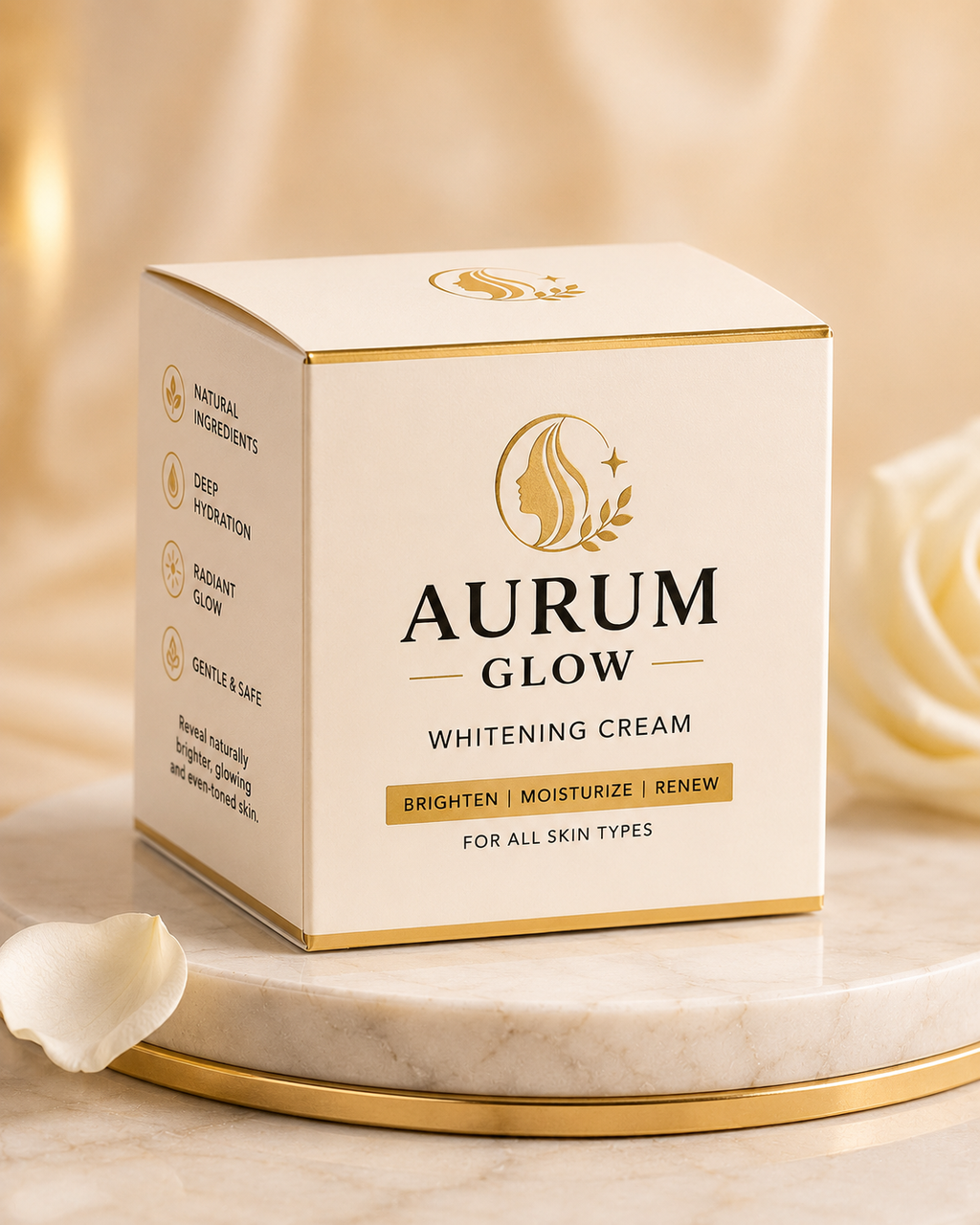 Aurum Glow Whitening Cream | Natural Radiant Skin